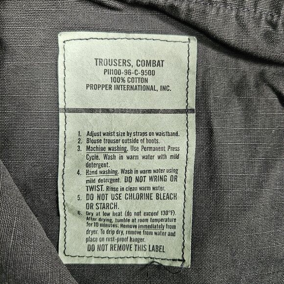 Vintage US Military Pants Mens XL Navy Combat Trouser Double Knee 1997 Ripstop - Picture 8 of 16